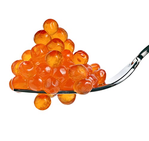 Poseidon - Kaviarperlen von Bottarga [100 g] Hergestellt aus Deluxe Bottarga von Sardinien [Italien] [Premium Caviar Alternative] Kosher