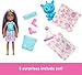 Barbie Chelsea Pop Reveal Doll Set, Shakes Series with 5 Surprises Including Scented Small Doll, Pop-It Pet & Color Change (Styles May Vary)