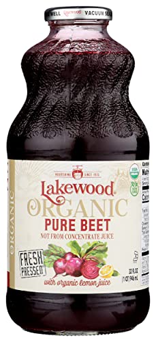 Lakewood Organic Pure Beet Juice, Gluten Free, Non GMO, Preservative