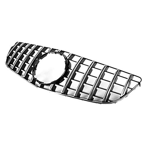 Car Front Bumper Grill Upper Grille For Mercedes Benz E-Class W207 C207 E200 E250 2014-2016 ABS Chrome Black