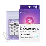 FreeGo Magnesium Blemish Microdarts Korean Pimple Patches | Quick Calming | 99.9% Pure Magnesium | Madecassic Acid | Tea Tree | Eucalyptus Leaf | Hydrocolloid | Dermatologist Tested (Small 10 Patches)