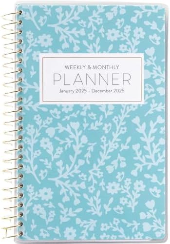 Amazon.com : Pocket Calendar 2025 (Floral) | Weekly Checklists ...