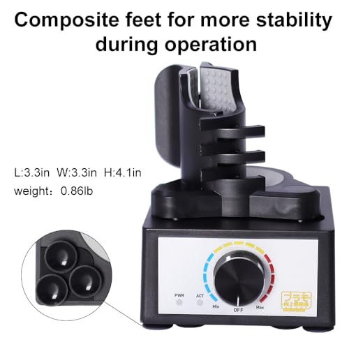 Mini Vortex Mixer, DIY/Model Paint Shaker, Hands-Free, 300~2400rpm, Suitable 10-100ml, Three-Stage Speed, Paint Mix for Lab, Nail Polish, Eyelash Adhesives, Acrylic Paints Mixing, Test Tube