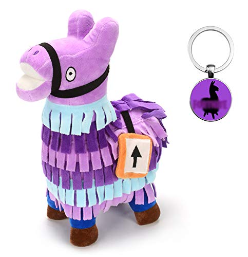 Funtaku - Loot Supply Llama 20cm Stuffed Plush Toy + Keychain