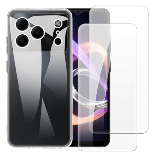 Shantime P[X{2苭KXZbg Doogee Note 56 Pro Ƃ̌݊ ϏՌJo[SʕیXN[veN^[(NA)