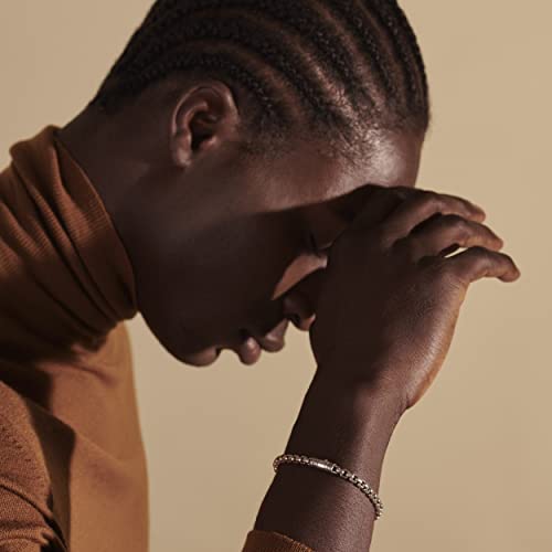 John Hardy Classic Chain Collection Men's Box Chain Bracelet, 4MM 925-Sterling Silver4