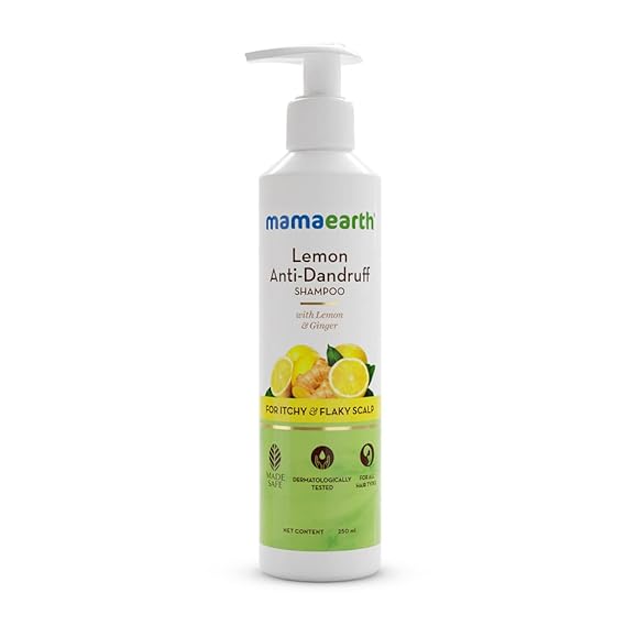 Buy Mamaearth Lemon AntiDandruff Shampoo with Lemon & Ginger for Itchy