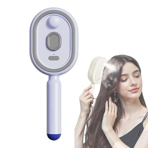 Cepillo autolimpiable contra el frizz para desenredar el pelo seco sin tirones