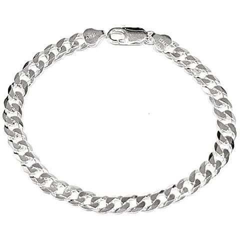 Treasure Bay Men's 925 Sterling Silver Bracelet Cover
