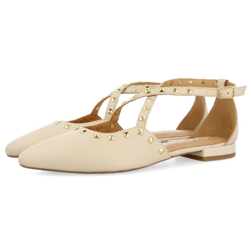GIOSEPPO Garcon, Women's Ballet Flat, Off-White, 41 EU, Ivory White, 8.5 UK