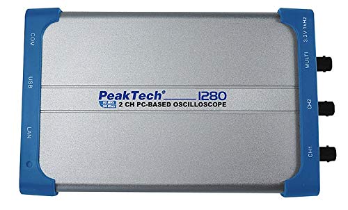 Peaktech P1280 Oscilloscope 60MHz 2 Channel 500 MS/s USB LAN