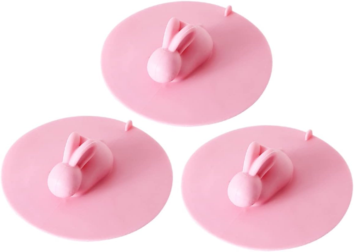 WOONEKY Silicone Floor Drain Plug Press Pop-Up Sealing Drain Stopper for Bathtub 4-Piece Set Prevents Clogging and Hair Buildup for Home Use