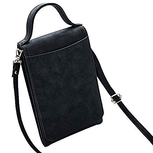 Damenhandtaschen Klein,Handtasche mit Schultergurt,Premium Multifunktion Kunstleder Shoulder Bags,Handy Geldbörse Geldbeutel für Huawei Honor