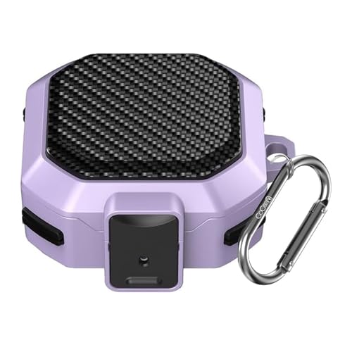 Image of Armor Secuer Lock Case Cover Compatible for Samsung Galaxy Buds Core (2025) -Purple