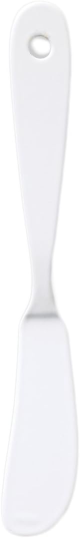 enamel cutlery mini butter knife blanc