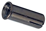 Wej-It WDL38 Internally Threaded Drop-In Anchor with Lip, Carbon Steel, Zinc Plated Finish, Meets GSA FFS-325 Group VIII Type 1 Specifications, 1/2