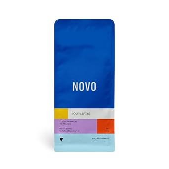 Novo Coffee Four Leftys Medium Roasted Whole Bean Coffee - 5 Pound Bag