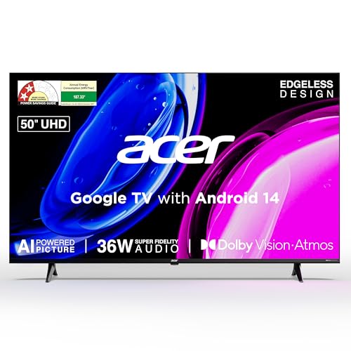 Image of acer 127 cm (50 inches) Ultra I Series 4K Ultra HD Smart LED Google TV AR50UDGGU2875BD