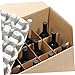 Gadpiparty 10pcs Shipping Box Dividers, Glass Moving Box Divider, Packing Box Dividers, Corrugated Dividers, for Wine Glassware Kitchen Dish Packing Moving Boxes Kits