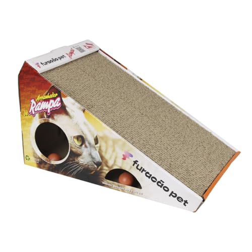 Furacão Pet Arranhador Rampa Para Gatos Multicor