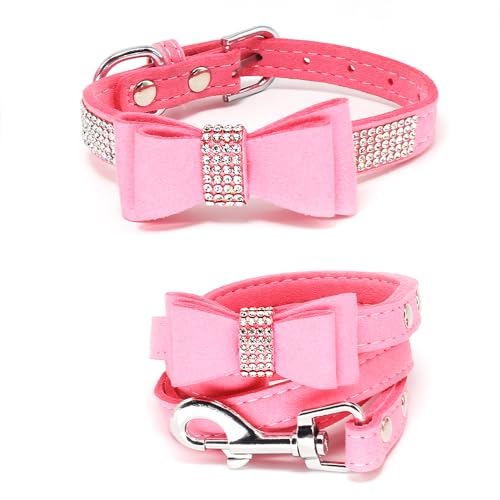 Dazzling Rhinestone Collar with Bow