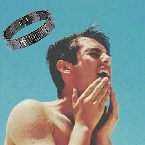 behound God In Control Tube Bracelet, God Is In Control Tube Bracelet, Hand Braided Retractable Cotton Rope Tube Bracelets (Rose Gold Black Rope
