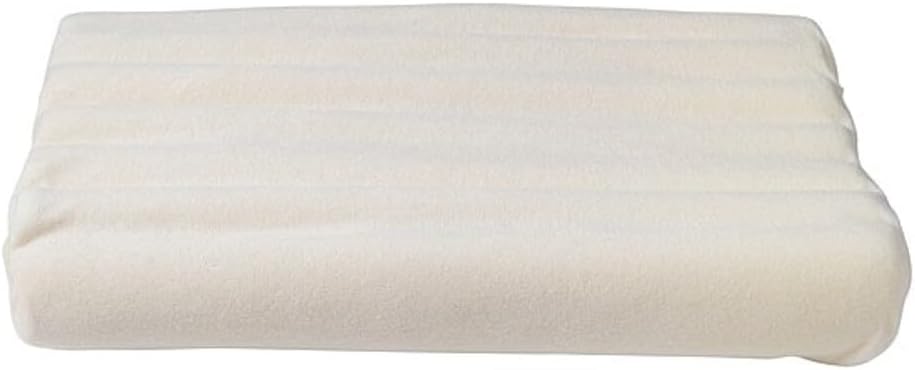 DMI Contour Memory Foam Pillow for Excellent Neck Support, Cervical Pillow, with Soft Cream Terry Cloth Cover