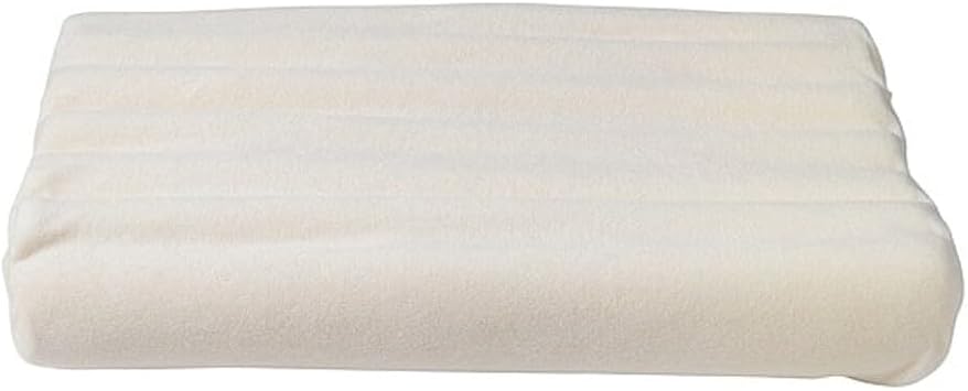 DMI Contour Memory Foam Pillow for Excellent Neck Support, Cervical Pillow, with Soft Cream Terry Cloth Cover