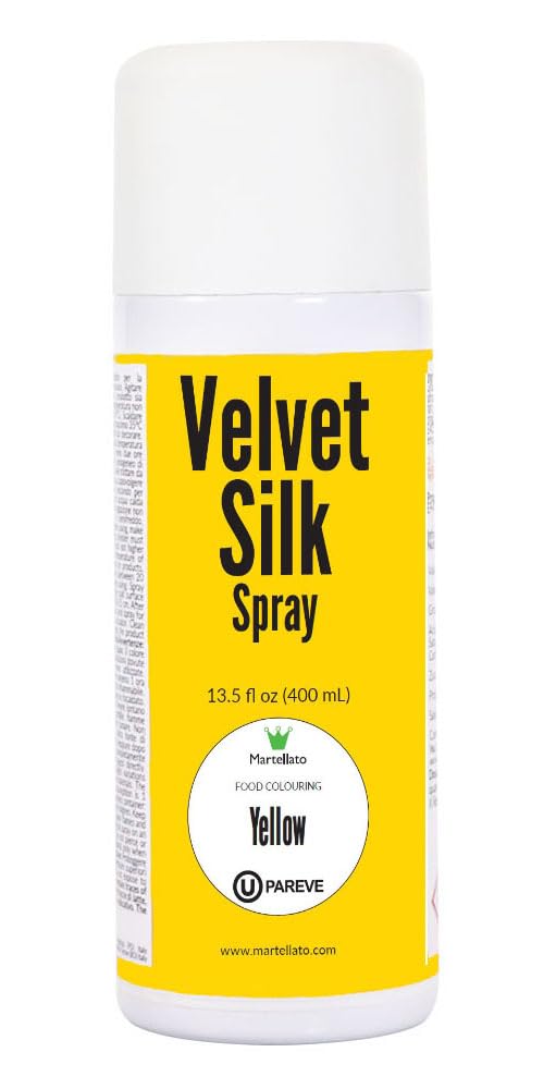 Martellato Oil-Based Velvet Silk Spray 13.5 Ounce - Milk Chocolate