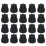 00637940 00618112 Rubber Grate Feet Kit by Beaquicy - Replacement for Ther-mador Bos-ch Gas Range Gas Cooktop - Replaces 4379289, AP5985915, PS11728745, EAP11728745 - Pack of 20