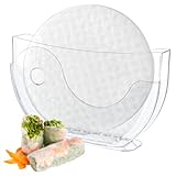 Rzspher Soporte para cuenco de agua de papel helado, 28 cm, papel de arroz, papel de arroz, rollo de verano, recipiente para papel de arroz, rollo de primavera, cuenco de agua (papel de arroz no