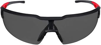Milwaukee Anti-Fog Safety Glasses Tinted Lens Black/Red Frame 1 pc. - Case of 1;