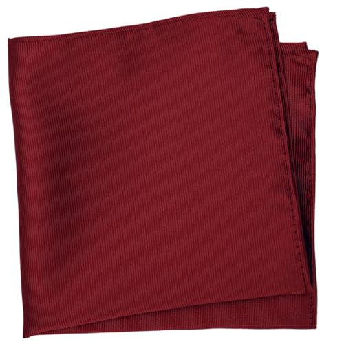 Image of Boy's Solid Tie with Pocket Square Set, Regular Necktie for Children and Kids, Self-Tied