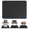 Under Grill Mats for Outdoor Grill (48 x 30 inch) Double-Sided Fireproof Mat for Under Fire Pit Mat the Perfect Grill Matt for Outdoor Grill Deck Protector and BBQ Matt for Under Grill Mat for Deck