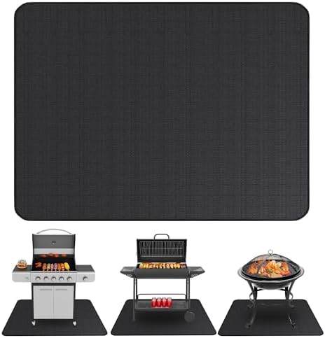 Under-Grill Deck Mat, Double-Sided