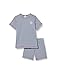 Produktbild Petit Bateau Jungen A054R Pyjamaset, Medieval/Marshmallow, 2 ans