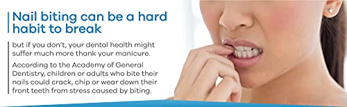 Onyx Professional "Stop The Bite" Nail Biting & Thumb Sucking Deterrent Polish 0.5 Fl Oz - Helps Nails Grow & Can Be Used As Top Or Base Coat #TOP3