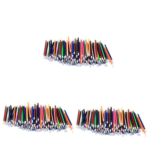 STOBOK 3pcs 100 Pen Refills Glitter Pens Color Gel Pens Colored Gel Pens Glitter Gel Pens Bagged Ink