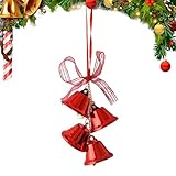 Installation Facile et Élégante: Avec la corde et les crochets inclus, les cloches de pour porte simplifient l'installation, vous faisant gagner un temps précieux pendant les préparatifs des fêtes. Leur design élégant rehausse immédiatement votre espace de vie, créant une atmosphère chaleureuse et accueillante pour la famille et les invités. Cette solution de décoration pratique et esthétique permet une installation sans tracas, pour des fêtes réussies et une ambiance festive immédiate sans