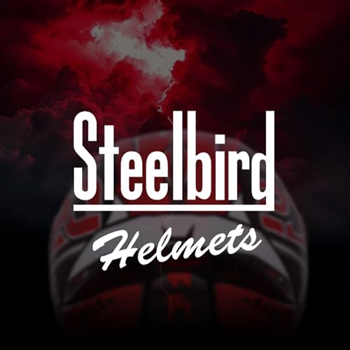 Image of Steelbird SBA-20 Trace ISI Certified Flip-Up Graphic Helmet for Men and Women with Inner Silver Sunshiled