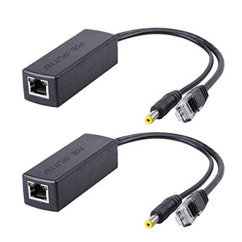 Dividere il segnale POE in alimentazione 12V DC e dati Ethernet 10 / 100Mbps.