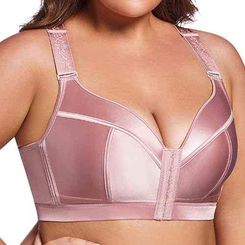 Soutien-gorge sans armature couvrance totale brassière confort lissante rose 8