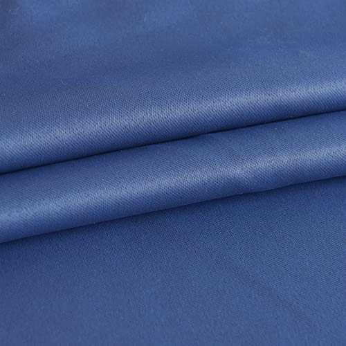 Dainty Home Hamden Solid 3D Textured Designed Blackout Curtain Panel For Bedroom Thermal Insulated Grommet Blackout Room Darkening Drape/Drapery Single Panel 1 Panel W54 X L84 Inches In Navy Blue #TOP27