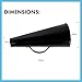 Vintage style large metal Megaphone