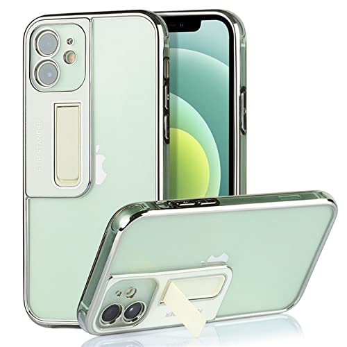 Coque aimantée iPhone X XS antichoc transparente souple avec anneau de support intégré