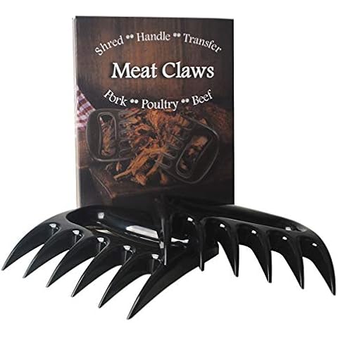 QUEAMBLER Bear Claws Meat Shredder for BBQ, Pulled Pork Shredder for Chicken, Turkey, Meatloaf, Barbecue BBQ, 2 Pieces Cover