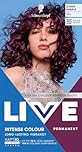 Schwarzkopf LIVE Intense Colour 046 Cyber Purple, Long-lasting Permanent Purple Hair Dye, With Extra Colour Refresh Gloss