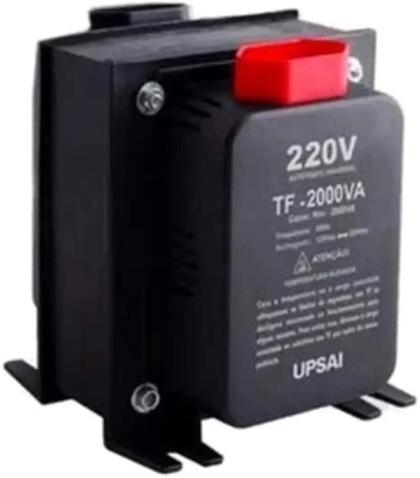 Auto Transformador de Voltagem 2000va Automático Bivolt 110v / 220v ou 220v / 110v Upsai Modelo 51000200