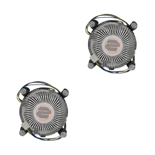 Refroidisseur d'air CPU NUOBESTY en cuivre noir contre les surchauffes de PC