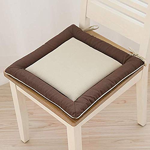 Coussin de chaise de salle à manger épaissi avec éponge confort et style tatami